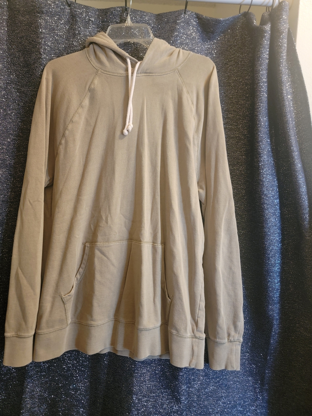 Goodfellow & Co Beige Drawstring Hooded Pullover